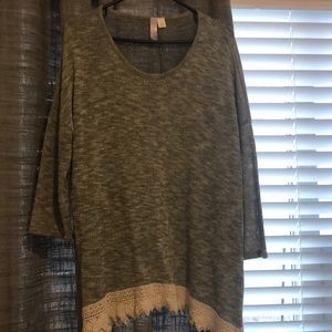 Olive green top/sweater